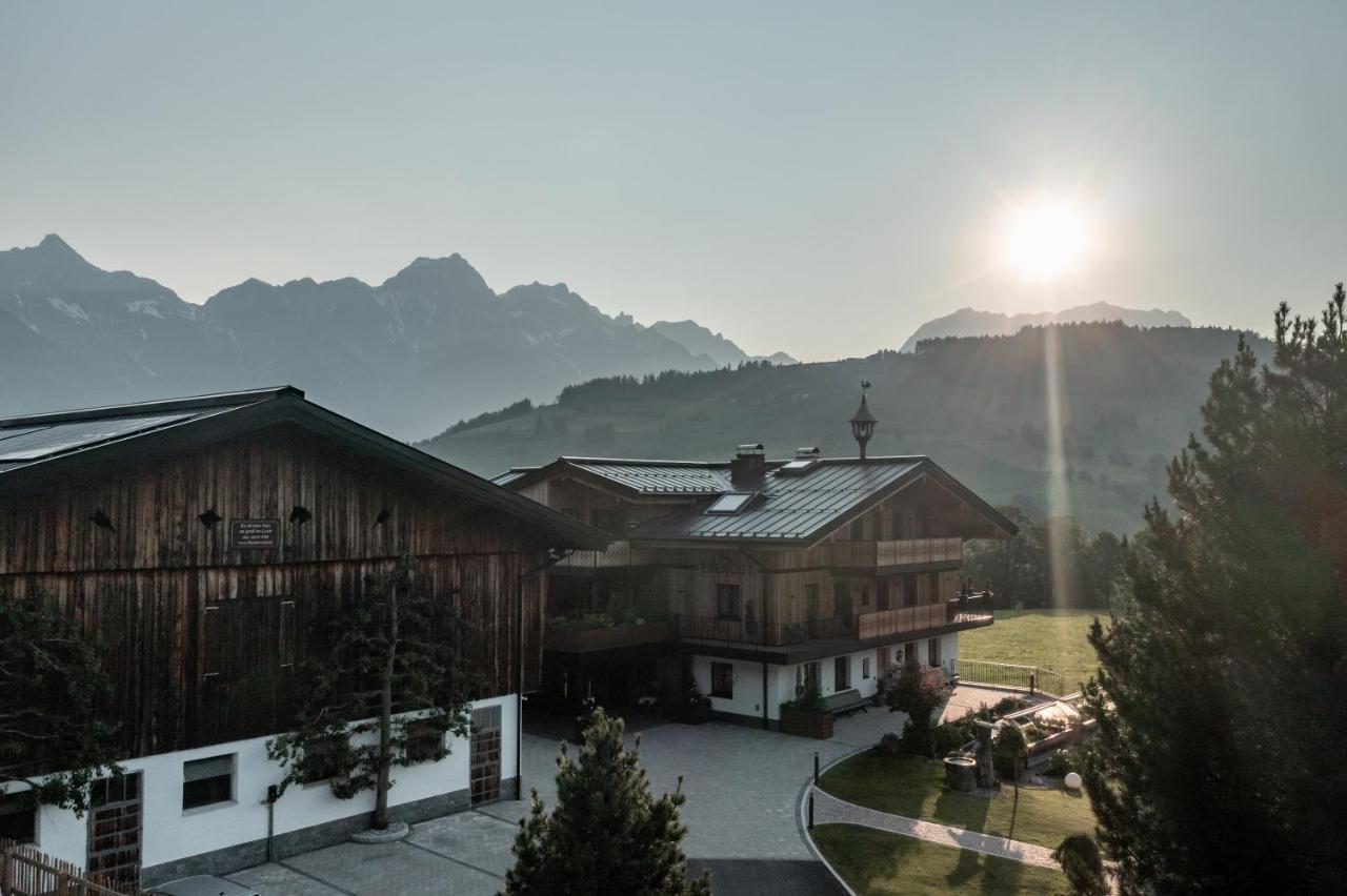 Biohof Ebengut Apart otel Maria Alm am Steinernen Meer Dış mekan fotoğraf