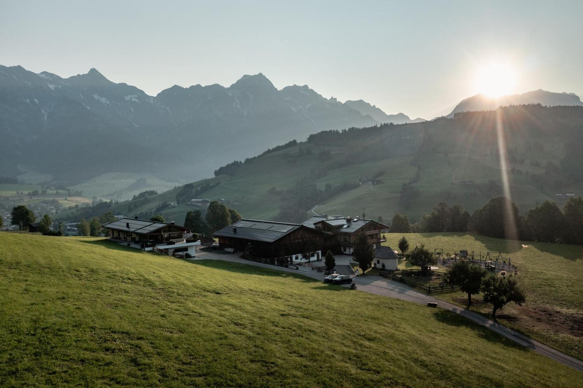 Biohof Ebengut Apart otel Maria Alm am Steinernen Meer Dış mekan fotoğraf
